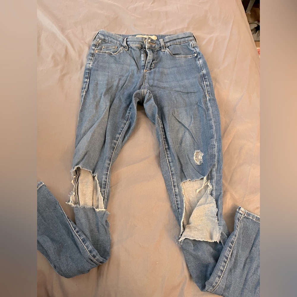 Top shop skinny jeans